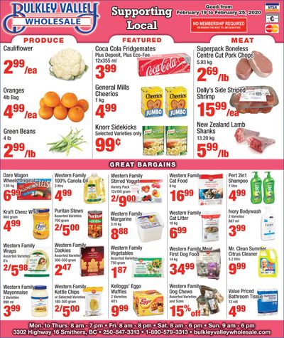 Bulkley Valley Wholesale Flyer February 19 to 25