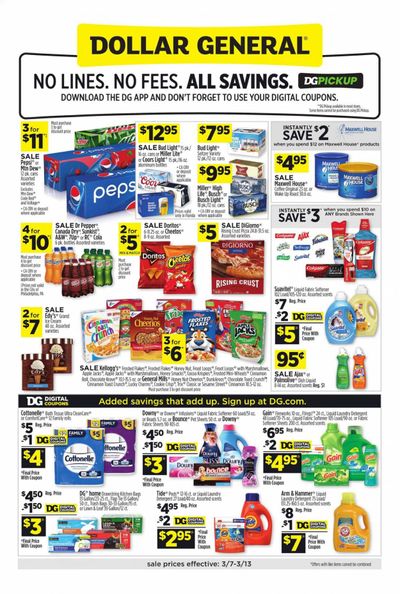 Dollar General (FL) Weekly Ad Flyer March 7 to March 13
