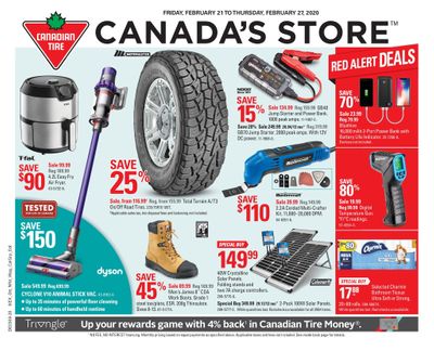 Canadian Tire (West) Flyer February 21 to 27