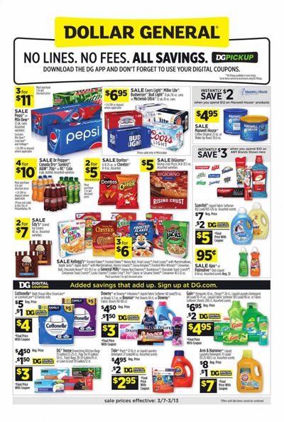 Dollar General (MS) Weekly Ad Flyer March 7 to March 13
