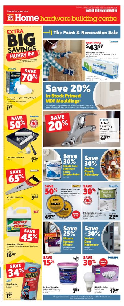 Home Hardware Building Centre (Atlantic) Flyer February 20 to 26