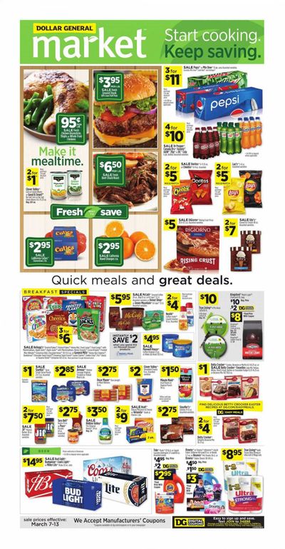 Dollar General (TN) Weekly Ad Flyer March 7 to March 13