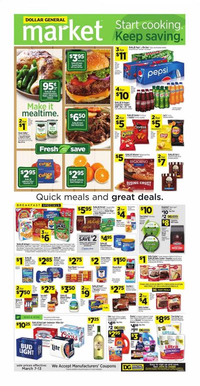 Dollar General (WV) Weekly Ad Flyer March 7 to March 13