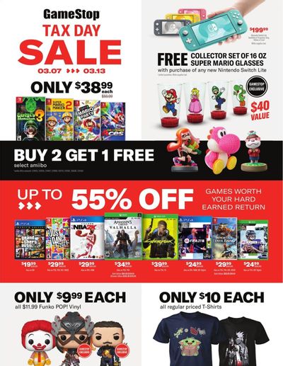 GameStop Weekly Ad Flyer March 7 to March 13
