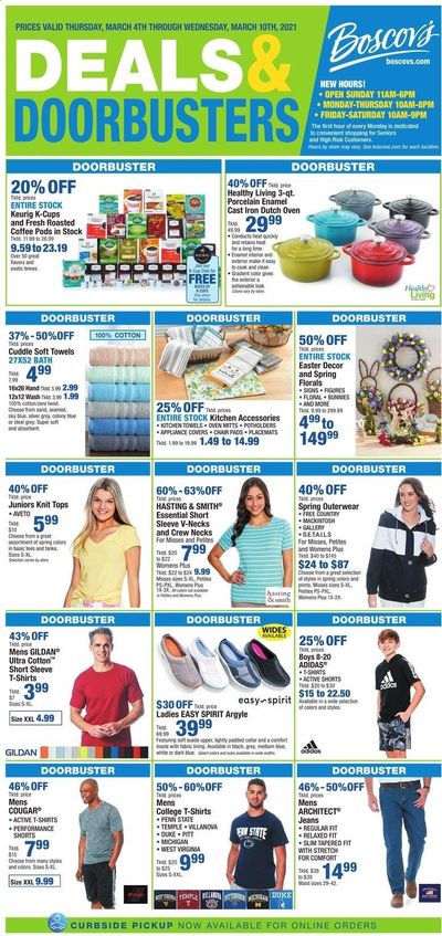 Boscov's Weekly Ad Flyer March 4 to March 10