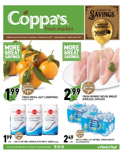 Coppa's Fresh Market Flyer February 20 to 26