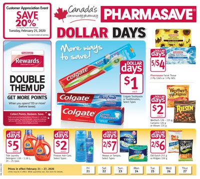 Pharmasave (SK & MB) Flyer February 21 to 27