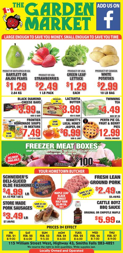 The Garden Market Flyer February 21 to 27