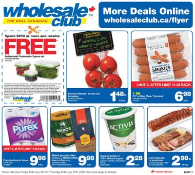 Real Canadian Wholesale Club Flyer February 21 to 27