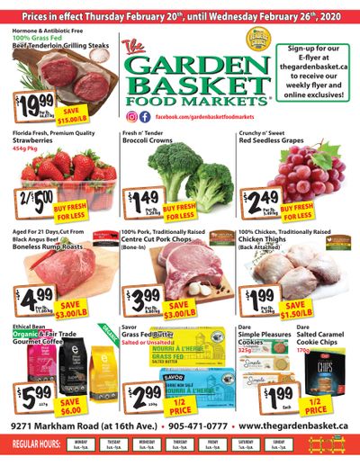 The Garden Basket Flyer February 20 to 26