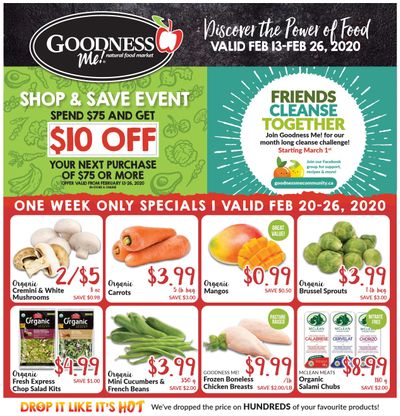 Goodness Me Flyer February 20 to 26