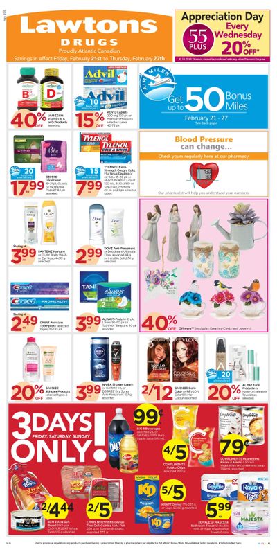 Lawtons Drugs Flyer February 21 to 27