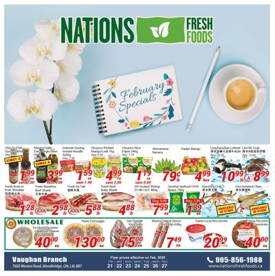 Nations Fresh Foods (Vaughan) Flyer February 21 to 27