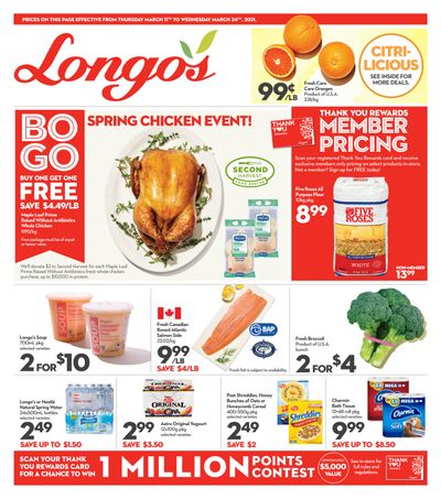 Longo's Flyer March 11 to 24