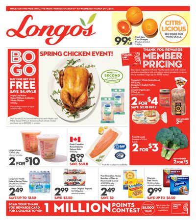 Longo's (Liberty Village) Flyer March 11 to 24
