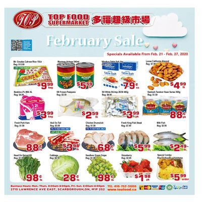 Top Food Supermarket Flyer February 21 to 27