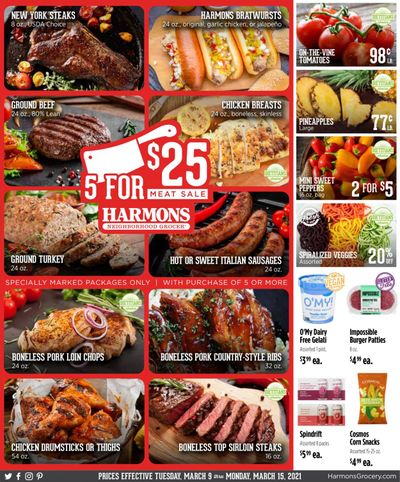 Harmons Weekly Ad Flyer March 9 to March 15