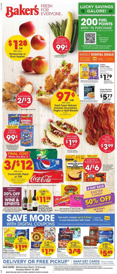 Baker's Weekly Ad Flyer March 10 to March 16