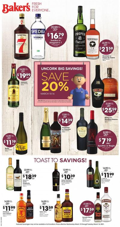 Baker's Weekly Ad Flyer March 10 to March 16