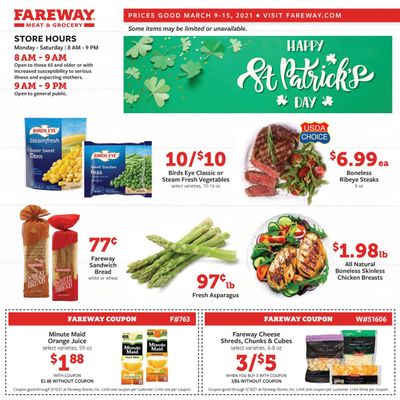 Fareway (IA, IL, MN, MO, NE, SD) Weekly Ad Flyer March 9 to March 15