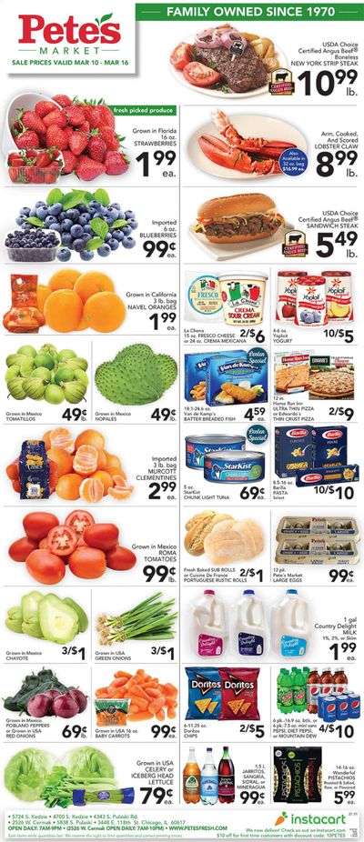Pete's Fresh Market (IL) Weekly Ad Flyer March 10 to March 16
