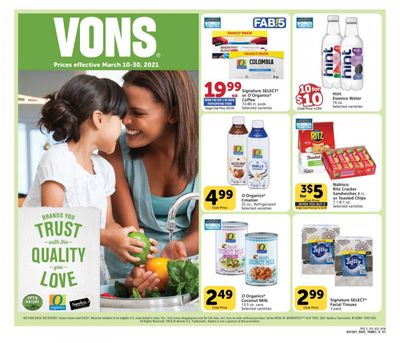 Vons (CA, NV) Weekly Ad Flyer March 10 to March 30