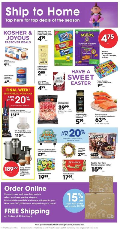 Smith's (AZ, ID, MT, NM, NV, UT, WY) Weekly Ad Flyer March 10 to March 16