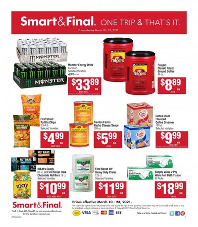 Smart & Final (AZ, CA, NV) Weekly Ad Flyer March 10 to March 23