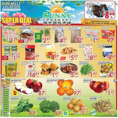 Sunny Foodmart (Don Mills) Flyer February 21 to 27