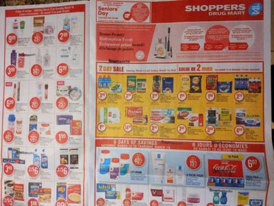 Shoppers Drug Mart Canada Flyer Sneak March 13th – 18th
