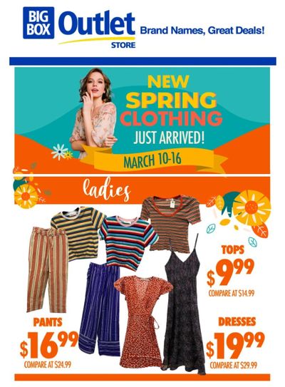 Big Box Outlet Store Flyer March 10 to 16