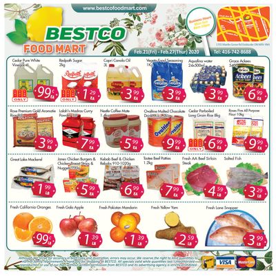 BestCo Food Mart (Etobicoke) Flyer February 21 to 27