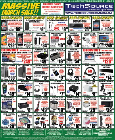 TechSource Flyer February 21 to March 5