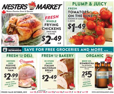 Nesters Market Flyer October 13 to 19