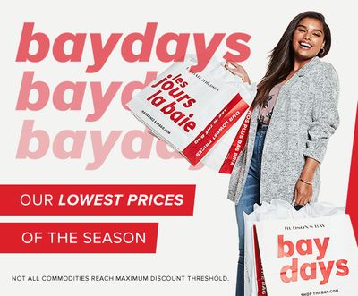 Hudson’s Bay Canada Bay Days Deals: Save up to 50% off Sitewide
