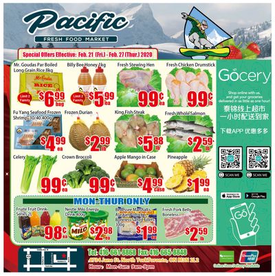 Pacific Fresh Food Market (North York) Flyer February 21 to 27