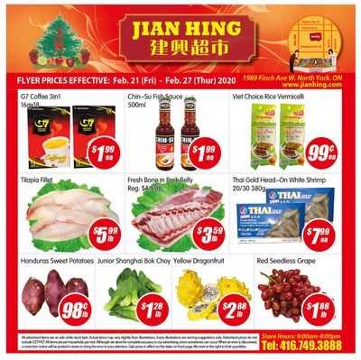 Jian Hing Supermarket (North York) Flyer February 21 to 27