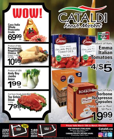 Cataldi Fresh Market Flyer March 10 to 16