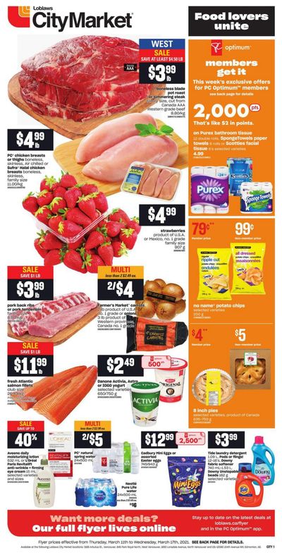 Loblaws City Market (West) Flyer March 11 to 17