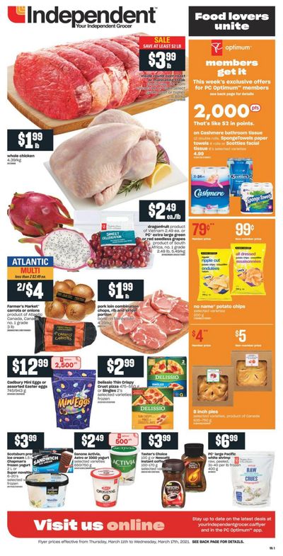 Independent Grocer (Atlantic) Flyer March 11 to 17