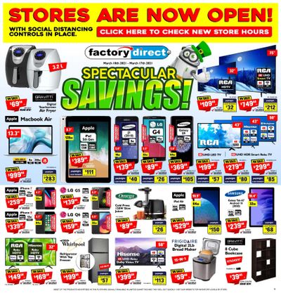 Factory Direct Flyer March 10 to 17