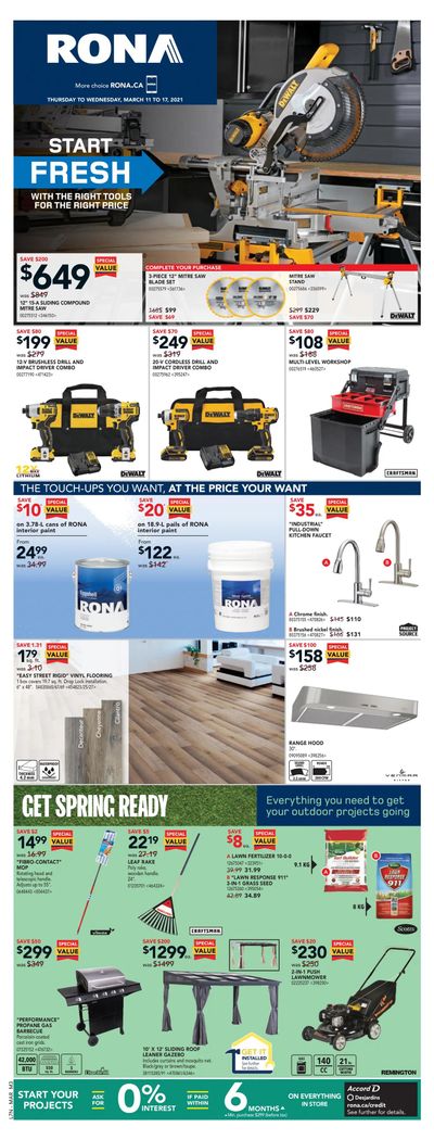 Rona (Atlantic) Flyer March 11 to 17