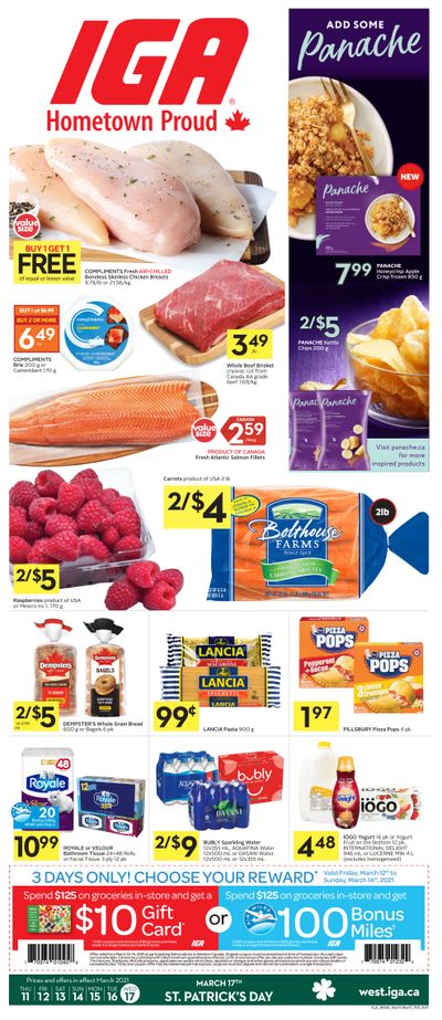 IGA (West) Flyer March 11 to 17