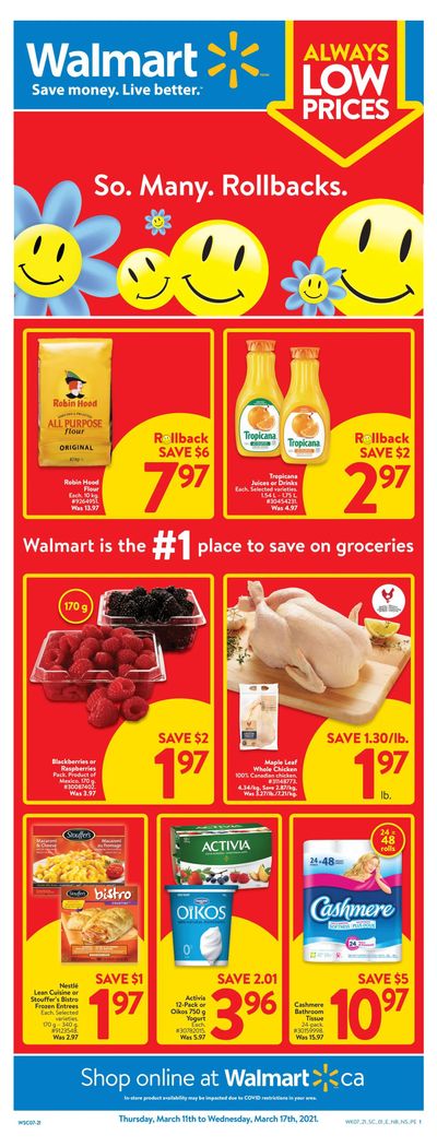 Walmart (Atlantic) Flyer March 11 to 17