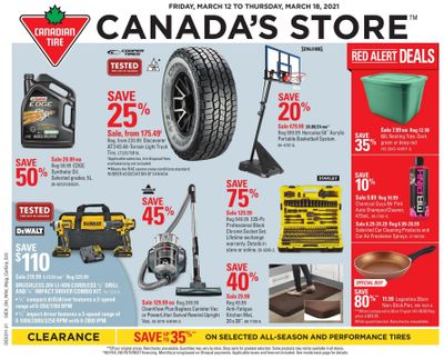 Canadian Tire (ON) Flyer March 12 to 18