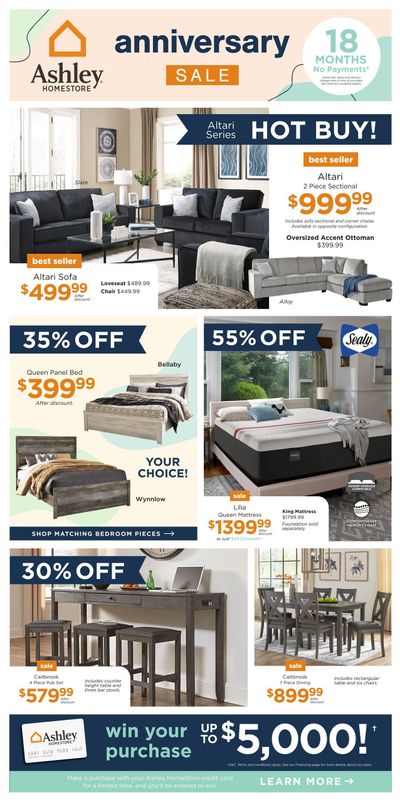 Ashley HomeStore (West) Flyer March 9 to 25
