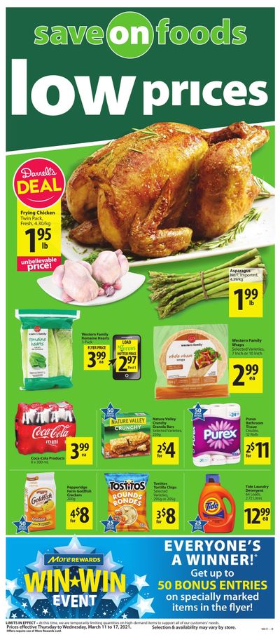 Save on Foods (AB) Flyer March 11 to 17