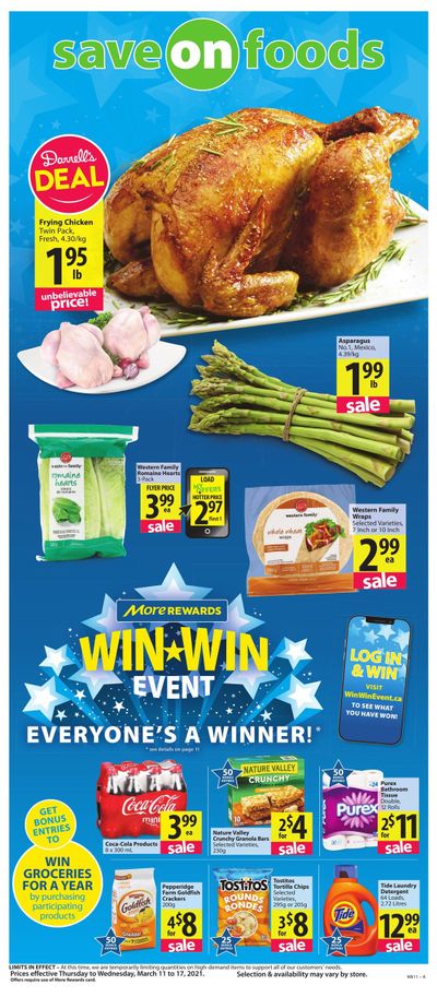 Save on Foods (BC) Flyer March 11 to 17
