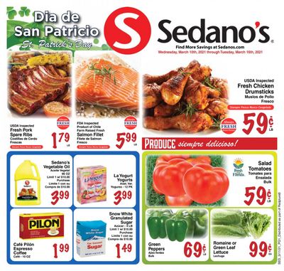 Sedano's (FL) Weekly Ad Flyer March 10 to March 16