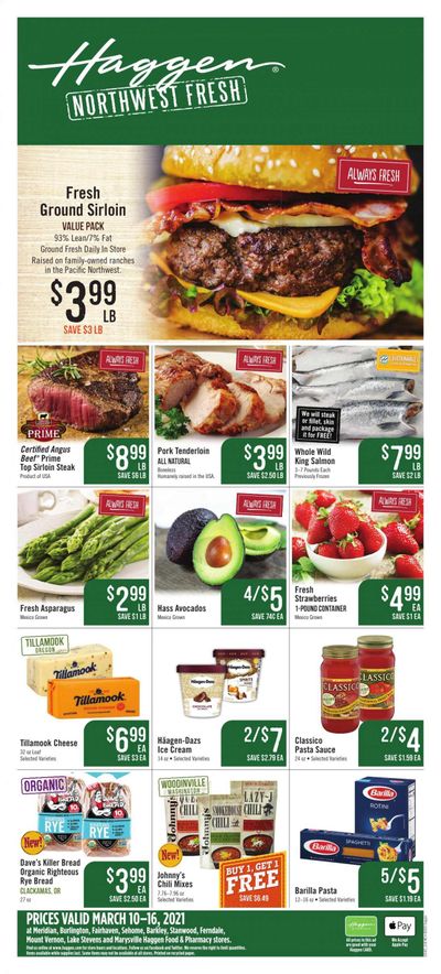 Haggen Weekly Ad Flyer March 10 to March 16